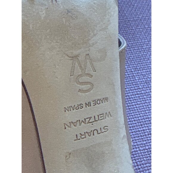 Stuart Weitzman Dayna Slides 75 in Adobe 7 with Box Womens High Heels - Picture 11 of 13